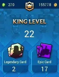 R58【KT 9_LVL 22】10 CARD LVL 3▰12 EMOTES▰2 MAGIC ITEM▰2 EVO SHARD▰4K TROPHY▰NC FREE▰200K GOLD▰3 YEARS OLD ACCOUNT