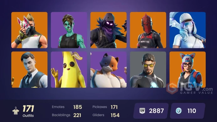  [PC/XBOX/PSN/SWITCH] 171 skins | OG STW | Gold Brutus | Gold Midas | Cloud Striker | Major Lazer | Lina Scorch | Sultura | Rogue Agent