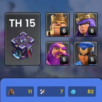 TH15 [fast upgrade] ◈ 5Workers ◈ 1000+ GEMS Sup Goblin ◈ Name Changeable ◈ Original email ◈ Instant Delivery ◈ 24/7 Support
