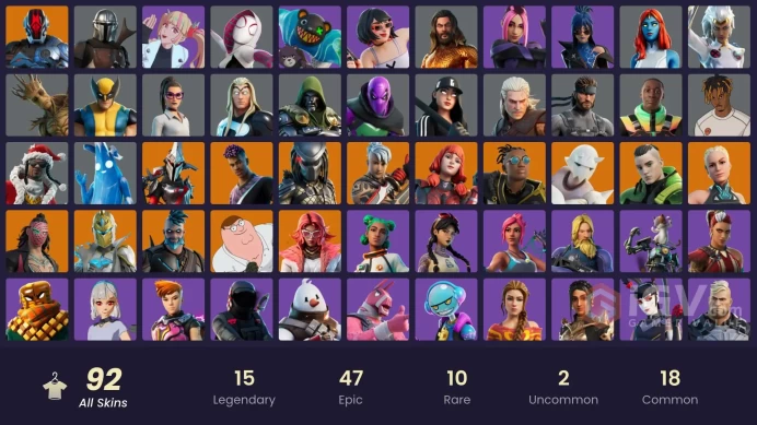 [PC/PSN/XBOX]  1471 LVL | 91 skins | Vivi Chroma | Kado Thorne | Twyn | Predator | Omegarok | Eternal Knight | CHANGEABLE MAIL