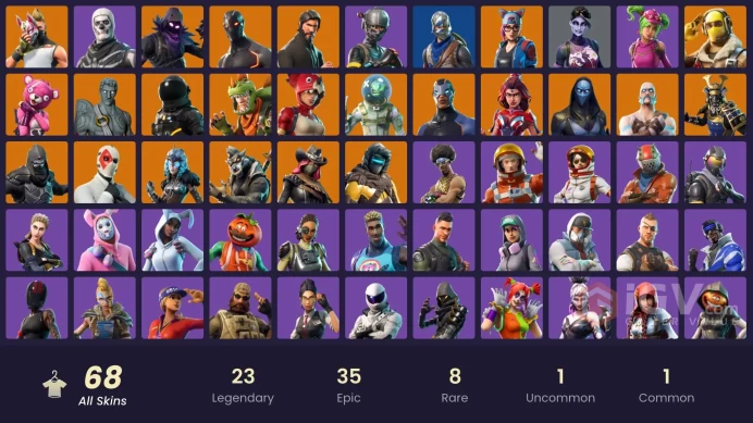 [PC/XBOX] 68 skins | The Reaper(OG) | Blue Squire(OG) | Royale Knight(OG) | Elite Agent (OG)| Blue Team Leader | Take The L(OG) |CHANGEABLE MAIL