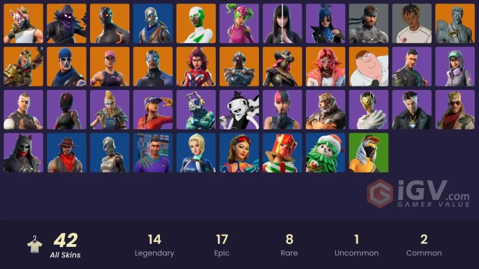 [Rent Cheap Accounts for 14 Days]A029OG STW|Blue Squire|Royale Knight|Carbide|Valor|Calamity|Omega|Peter Griffin|Drift|The Visitor|Valeria
