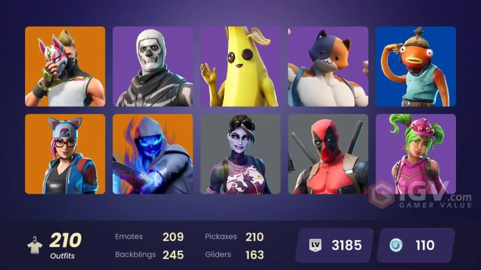 [PC/XBOX/NINTENDO] 210 skins | OG STW | Rogue Agent | Major Glory | Black | Singularity (Stage 3) | Zenith (Stage 4) |Jon453