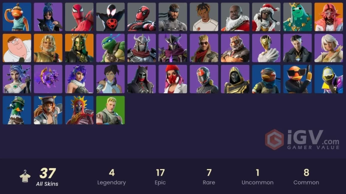 [PC/NINTENDO] 37 skins | Spider-Man (Miles Morales) | Get Griddy | Ice Breaker | Subzero Cryptic | Lina Scorchlai008