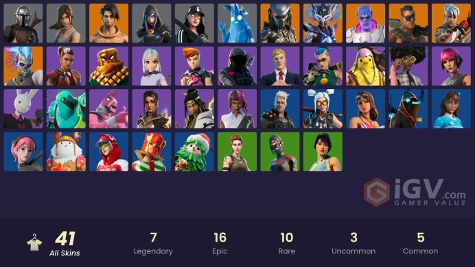 [PC/PSN/XBOX/NINTENDO] 41 skins | Lara Croft | Mandalorian | Get Griddy | Raz | Renzo the Destroyer | Spire Assassin | Roninlai009