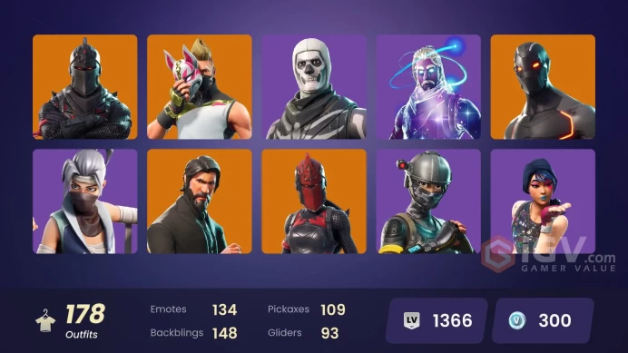 FA - [PSN/XBOX/SWITCH/PC] 177 skins OG STW | Black Knight | Sparkle Specialist | Galaxy | The Reaper | Blue Squire | Royale Knight | Elite Agent