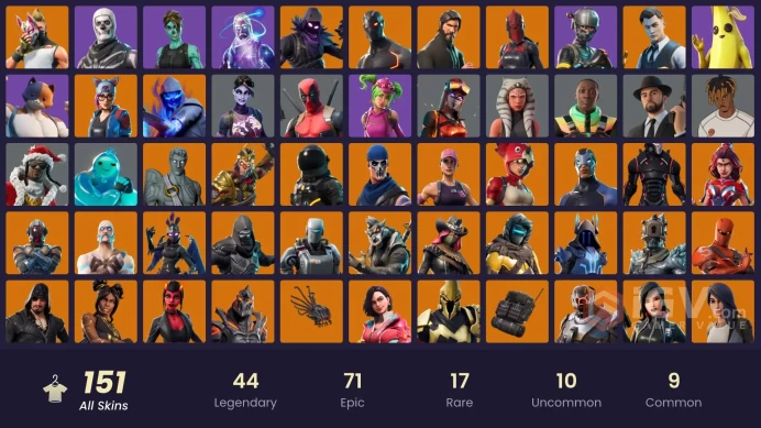 [PC-PSN-XBOX] 150 SKIN-GALAXY-Omega (stage 5)-The Reaper OG-Elite Agent-Ice King (gold)-Rust Bucket-Ghoul Trooper-Skull Trooper-FULL ACCESS-