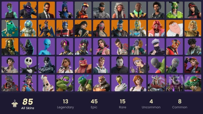 [PC-PSN-XBOX] -85 SKIN-80.400 VP SPEND-John Wick-RaveN-NINJA TURTLES-Ghoul Trooper-The Weeknd Combat-Michael Myers-FULL ACCESS-