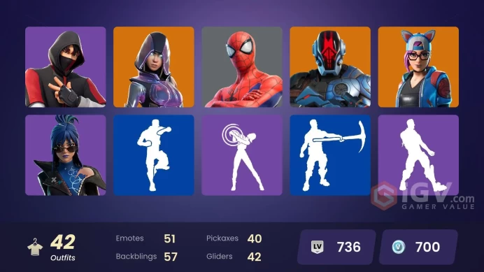 [PC-PSN-XBOX] -IKONIK OG -Glow OG-Spider-Man-Darkheart-FULL ACCESS-