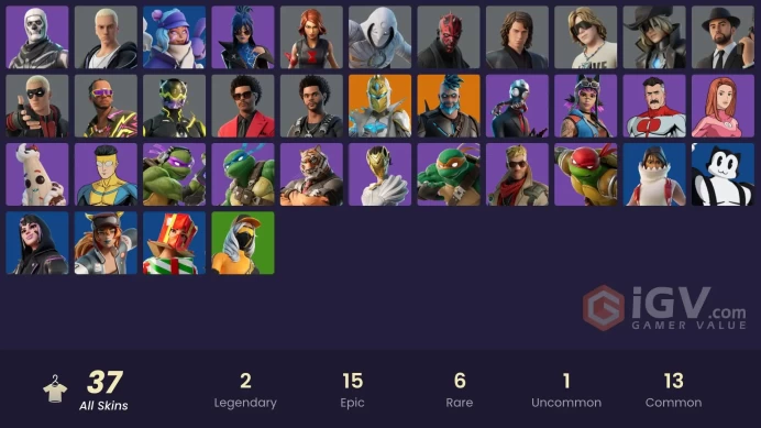 [PC-PSN-XBOX] -NINJA TURTLES SKINS-Black Widow Outfit-Launch Day Lewis Hamilton-Skull Trooper-Lewis Hamilton-Anakin Skywalker-FULL ACCESS-