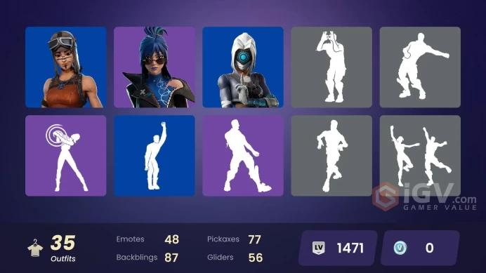 [PC-PSN-XBOX] 35 skins | Renegade Raider | Valeria | Peter Griffin | Solid Snake | Santa Dogg | Slayer Juice WRLD | Montague  | FULL ACCESS