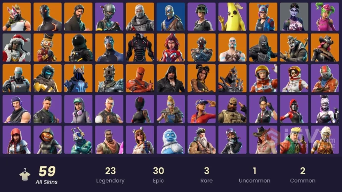 [PC/XBOX/PSN/NINTENDO] 58 skins | The Reaper | Blue Squire | Royale Knight | Elite Agent | Omega (stage 5) | Havoc |Zka231