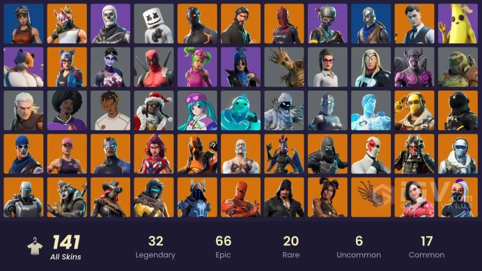 [PC/XBOX/PSN/SWITCH] 141 skins 1150 VB | OG STW | The Reaper | Blue Squire | Royale Knight | Elite Agent | Take The L | Marshmello | Gold Midas 