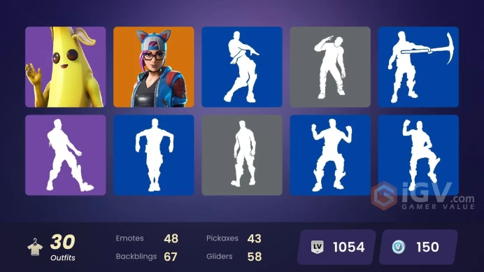 [PC/XBOX/PSN/SWITCH] 30 skins | Mako | Ice King (Gold) | Rox (Stage 5) | Hybrid (Stage 4) | Lynx (Stage 4 - No Ponytail) | Zenith (Stage 4) 