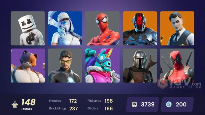 [PC/XBOX/PSN/SWITCH] 147 skins | Gold Midas | Gold Brutus | Magmatic Mizuki | Black | The Foundation (Helmet Off) | The Imagined (Combat Elite) 