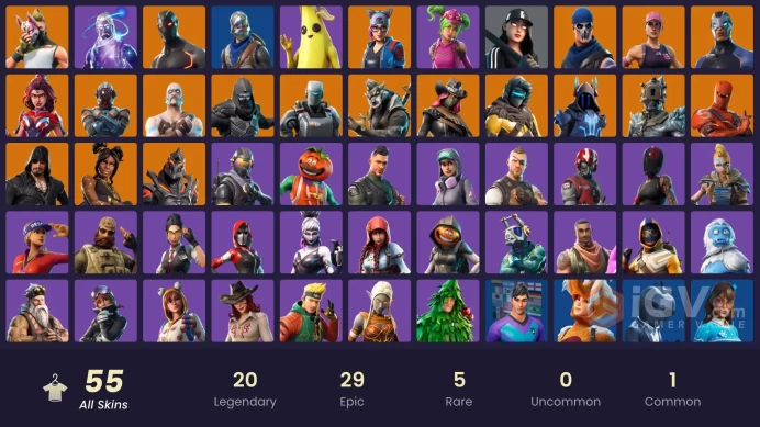 spent 57$ [PC/PSN/XBOX/NINTENDO] 55 skins | | Galaxy | Blue Squire | Rogue Agent | The Prisoner | Valor | Luxe | The Visitor | Enforcer GG31
