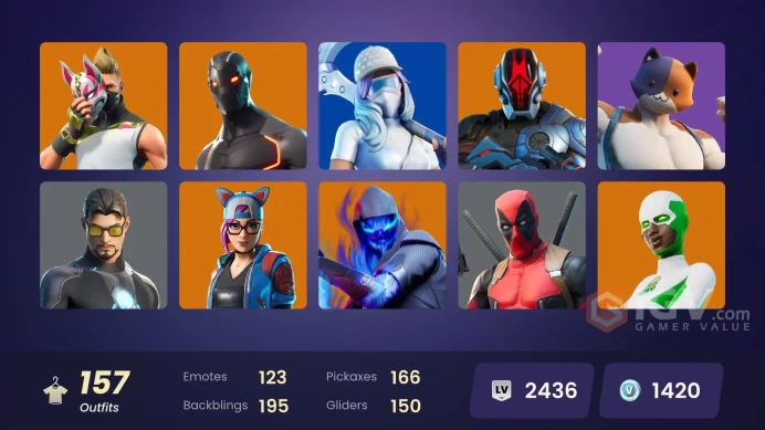 spent 162$ [PC/PSN/XBOX/NINTENDO] 157 skins | | Rogue Agent | The Visitor | Backlash | The Imagined | Renzo the Destroyer | Ronin | Lynx GG40