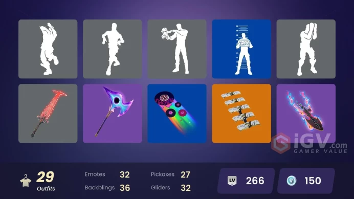 [PC/XBOX/PSN/SWITCH] 29 skins | The Ageless Champion | Ascension Nezumi | Kymera | Renzo the Destroyer | Iron Man Zero | Polar Peely | Viper 