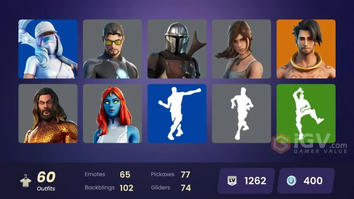 [PC/XBOX/PSN/SWITCH] 60 skins | Blade | Thor | Mystique | Doctor Doom | Tony Stark | Superman | Fade | Mandalorian (Clothing)