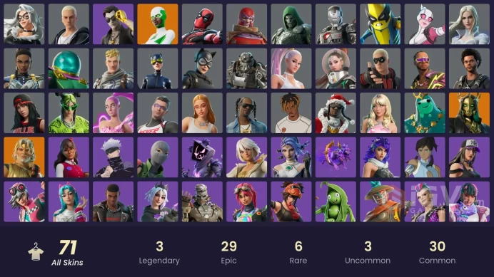 [PC-PSN-XBOX] -71 SKIN-110K VB SPEND-Backlash-Satoru Gojo-Ice Spice-Ariana Grande-The Weeknd Combat-Catwoman Comic Book Outfit-FULL ACCESS- 