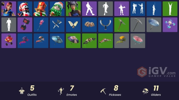 [PC/PSN/XBOX] 5 skins | Explorer Emilie | Mr. Dappermint | Winterfest Bushranger | Holiday Boxy | Crystal | Apocalypse Shroud | Wraith Wings