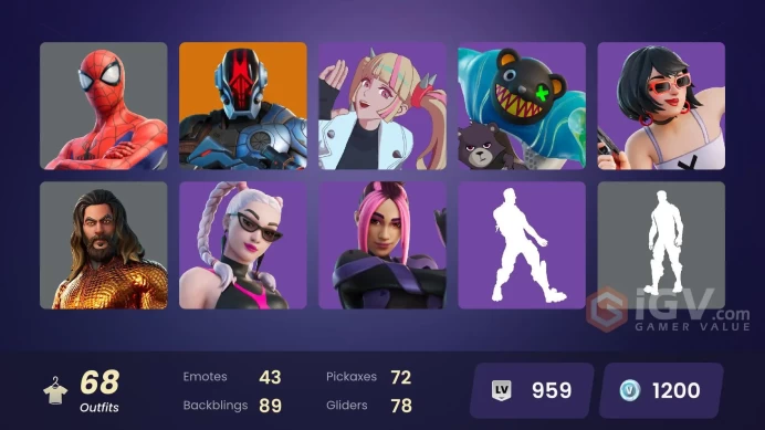[PC/XBOX/PSN/SWITCH] 68 skins 1200 VB | Paradigm (Aurelian) | Malik (Solitary Defender) | The Ageless Champion | The Imagined (Combat Elite)