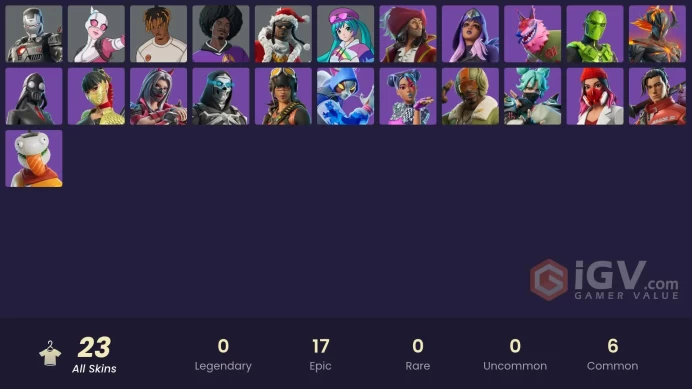 [PC/XBOX/PSN/SWITCH] 23 skins | War Machine | Gwenpool | Neko Hatsune Miku | Slayer Juice WRLD | Santa Dogg | LBC '93 Dogg | Renegade Racer 