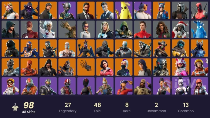 [PC/XBOX/PSN/SWITCH] 98 skins | The Reaper | Elite Agent | Take The L | Sultura | Rogue Agent | Fixer | John Wick | Trilogy | Cloud Striker