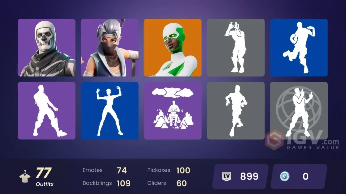 [PC-PSN-XBOX] -77 SKIN-Backlash-40K VB SPEND-Kuno-Geralt of Rivia-Skull Trooper-Daigo-FULL ACCESS-