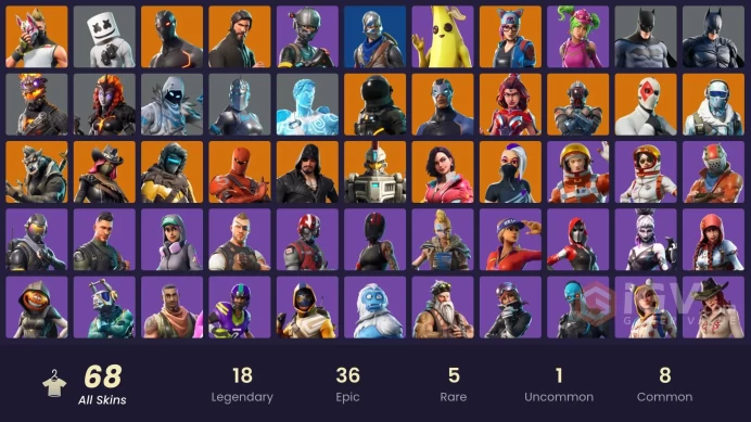 [PC-PSN-XBOX] -68 SKIN-The Reaper-Blue Squire-Royale Knight-Elite AgenT-Rogue Agent-Omega-Drift-Marshmello-FULL ACCESS-