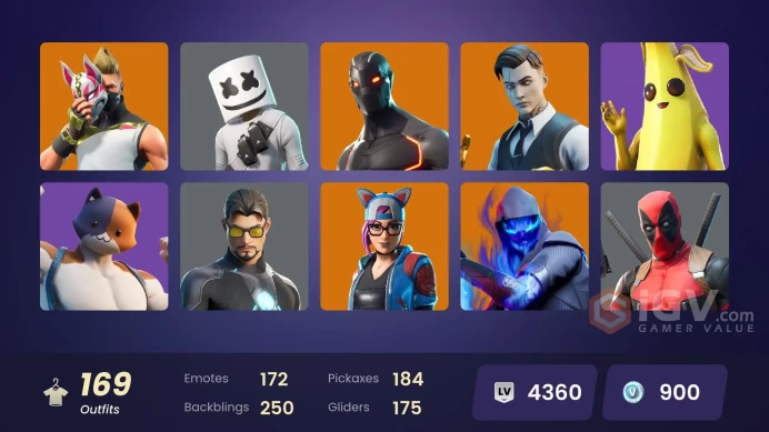 [PC/XBOX/PSN/SWITCH] 169 skins | Gold Midas | Gold Brutus | Subzero Cryptic | Rogue Agent | Blue Striker | Trilogy | Cloud Striker | Lina Scorch