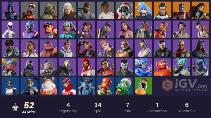 [PC/XBOX/PSN/SWITCH] 52 skins | Ascension Nezumi | The Ageless Champion | Iconic Era | Battle-Tested | Blaze | Astro Armor | Viper School 