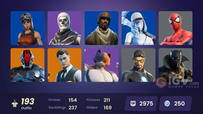 [PC/XBOX/PSN/SWITCH] 193 skins | Rick Sanchez | Rachel Roth | Predator | Gold Meowscles | Gold TNTina | Kor