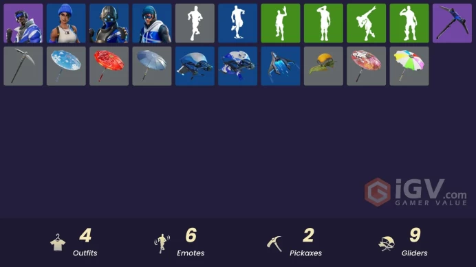 [PC/PSN/XBOX] 4 skins | Blue Team Leader | Blue Striker | Trilogy | Point Patroller | Reliant Blue | Recon Strike | Blue Shift
