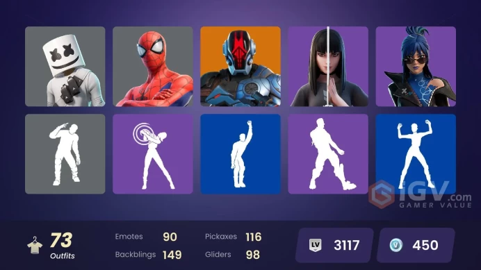 [PC/PSN/XBOX/NINTENDO]     73 skins | Eddie Brock | FNCS Renegade | Optimus Prime | Valeria | The Foundation | Omegarok | Era | KLD174