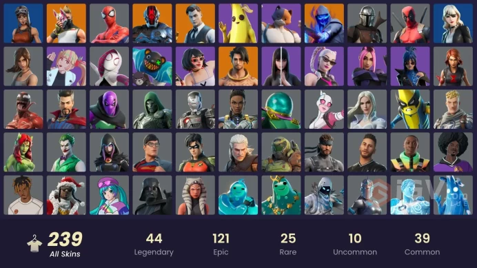 [PC/XBOX/PSN/SWITCH] 239 skins | OG STW | Son Goku | Gold Brutus | Gold Midas | Gold Meowscles | Subzero Cryptic | Vivi Chroma | FNCS Renegade