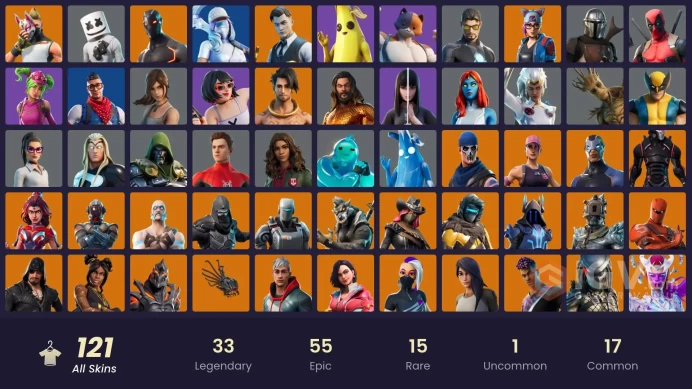 [PC-PSN-XBOX]120 Skins | OG STW | Blue Team Leader | OmegA (stage 5) | Blue Striker | Prodigy | Carbide |  | Marshmello|FULL ACCESS-