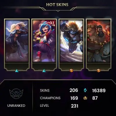 EUNE/206 SKIN/SOULSTEALER VAYNE/GOD-KING DARIUS/FULL ACCESS/