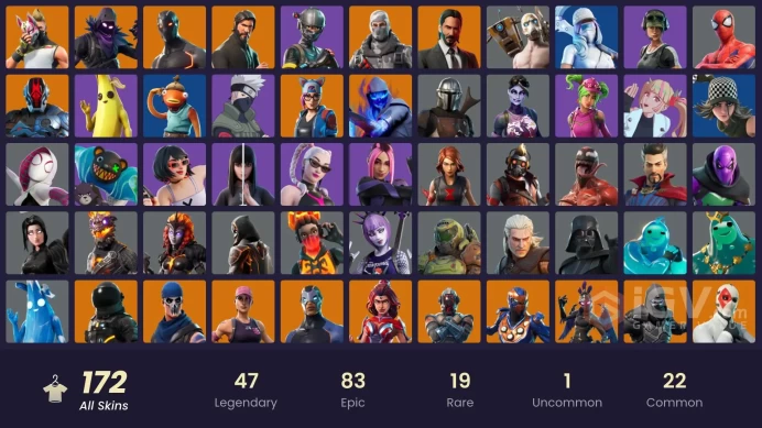 FA - [PSN/XBOX/SWITCH/PC] 172 skins | OG STW | The Reaper | Elite Agent | Take The L | Mako | John Wick | Sub Commander | Trailblazer