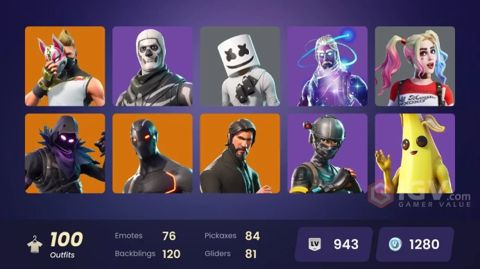 [PC/PSN]100 skins | | Galaxy | The Reaper | Elite Agent | Tart Tycoon | Snake Eyes | Rogue Agent | Raven CC27