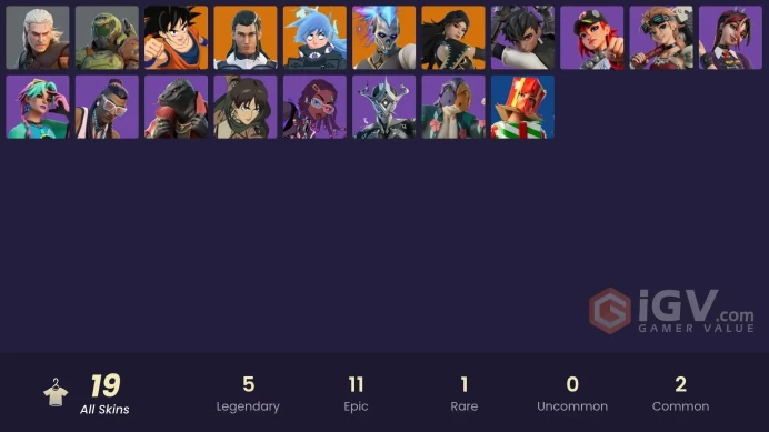 [PC/XBOX/NINTENDO/PSN] 19 skins | | Son Goku | Renzo the Destroyer | Nezumi | The Ageless | Era | Geralt of Rivia | Doom Slayer MM 30