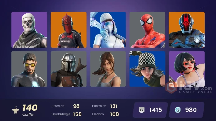 Spent 300$ [PC/NINTENDO/PSN]140 skins | | Heron Stance Hero | Sultura | Point Patroller | Cloud Striker | Predator | Omegarok | Nezumi MM 41