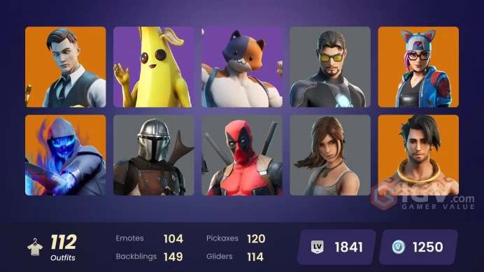 [PC/PSN] 112 skins | | Gold Midas | World Warrior | The Ice King | Singularity | Raz | Eternal Knight | The Prisoner MM 45