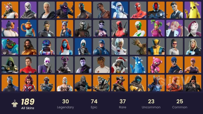 Spent 795$ [PC/XBOX/NINTENDO]189 skins | | Blue Team Leader | Travis Scott | Astro Jack | Gold Midas | Gold Brutus | Gold Meowscles MM 47