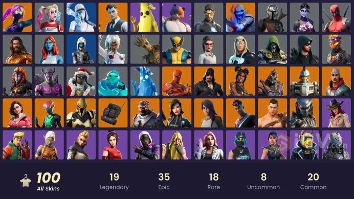 [PC/XBOX/NINTENDO/] 100 skins | | Lina Scorch | Tart Tycoon | Fixer | Cloud Striker | Trilogy | Midas | Fade | Sorana MM 48