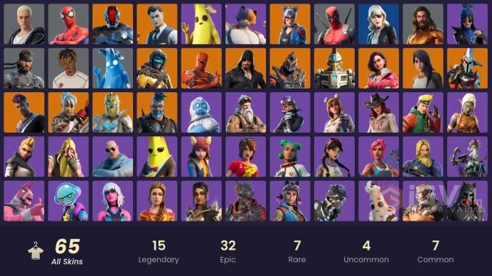 [PC/XBOX/NINTENDO]65 skins | | Gold Midas | Fixer | Sultura | Ruin | Fade | The Foundation | Spectra Knight | Hybrid MM 53