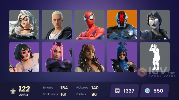 [PC/XBOX/PSN]122 skins | | Hades | Peter Griffin | Snap | The Origin | The Imagined | Vegeta | Ronin | The Foundation MM 57