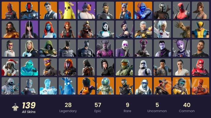 [XBOX/PSN/PC]139 skins | Master Chief | Gold Brutus | Gold Midas | World Warrior | Fade | Oro | Frostbite | Tempest CC4
