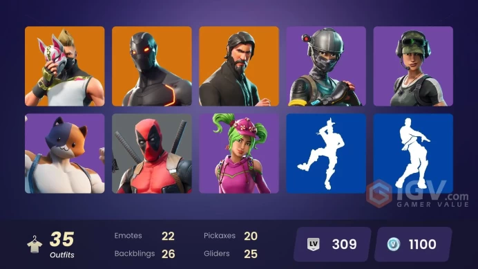[PC/XBOX/]35 skins | | The Reaper | Elite Agent | Rogue Agent | Trailblazer | Valor | Dark Voyager | Drift | Omega CC15