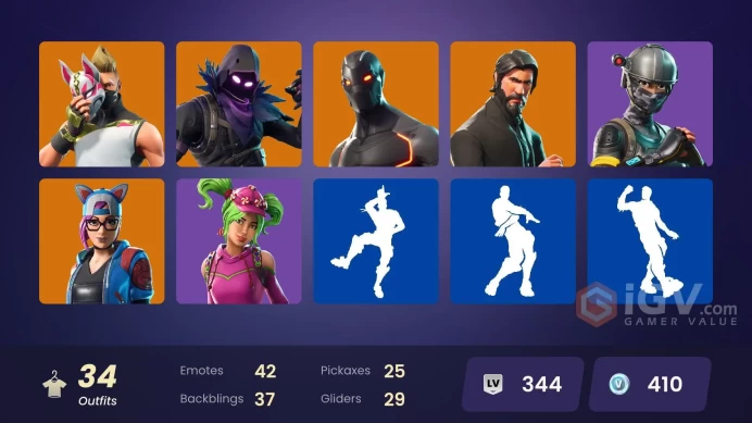 [PC] 34 skins | | The Reaper | Elite Agent | Spike | Raven | Valor | Dark Voyager | Drift | Omega | Carbide MM 10